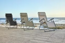 Solstol HALDEN Svart -Utemöbler affär 199842 1