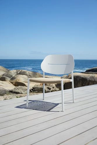 JUTLANDIA Loungestol NAKKENSHUSE Vit 4 JUTLANDIA Loungestol NAKKENSHUSE Vit - Bild 2