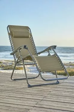 Solstol HALDEN Olivgrön -Utemöbler affär 201365