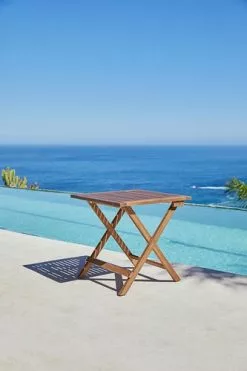 Sidobord UBJERG B46xL46xH46 Hårdträ 9 Sidobord UBJERG B46xL46xH46 Hårdträ -Utemöbler affär 201389