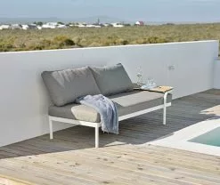 JUTLANDIA Dagbädd ODDESUND Vit -Utemöbler affär 201408