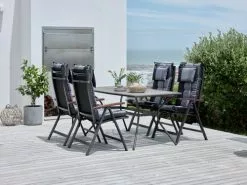 JUTLANDIA Dyna Positionsstol AKKA Grå -Utemöbler affär 201792