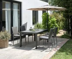 JUTLANDIA Dyna Stolsits UDSIGTEN Mörkgrå 19 JUTLANDIA Dyna Stolsits UDSIGTEN Mörkgrå -Utemöbler affär 201826