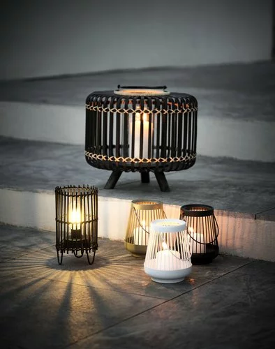 Lykta ENTITA Ø38xH32 Bambu Svart 5 Lykta ENTITA Ø38xH32 Bambu Svart - Bild 3