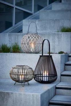 Lykta MUSVIT Ø34xH40 Brun -Utemöbler affär 202089 1