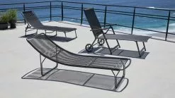 Solsäng HALDEN B60xL189 Svart -Utemöbler affär 202108