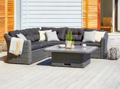 JUTLANDIA Loungeset TAMBOHUSE 5-sits Grå