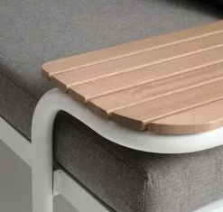 JUTLANDIA Dagbädd ODDESUND Vit -Utemöbler affär 203939