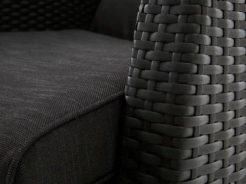 JUTLANDIA Loungestol DOVRE Svart 4 JUTLANDIA Loungestol DOVRE Svart - Bild 2