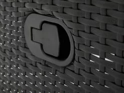 JUTLANDIA Loungestol DOVRE Svart 12 JUTLANDIA Loungestol DOVRE Svart -Utemöbler affär 93401