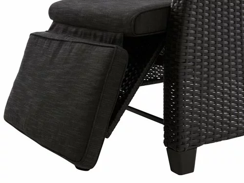 JUTLANDIA Loungestol DOVRE Svart 6 JUTLANDIA Loungestol DOVRE Svart - Bild 4